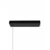 kelvo® LINARIA KLV-101-0255 Κρεμαστό Φωτιστικό Οροφής LED 36W 3600lm 180° AC 220-240V IP20 Ρυθμιζόμενο Λευκό CCT με Χειριστήριο από 2700K έως 6000K Dimmable - Lumileds SMD Chip - Μαύρο Ματ - Μ120 x Π2 x Υ10cm - 3 Χρόνια Εγγύηση