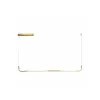 kelvo® LINARIA KLV-101-0257 Κρεμαστό Φωτιστικό Οροφής LED 36W 3600lm 180° AC 220-240V IP20 Ρυθμιζόμενο Λευκό CCT με Χειριστήριο από 2700K έως 6000K Dimmable - Lumileds SMD Chip - Χρυσό Πλατίνα - Μ120 x Π2 x Υ10cm - 3 Χρόνια Εγγύηση
