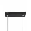 kelvo® LINARIA KLV-101-0258 Κρεμαστό Φωτιστικό Οροφής LED 72W 7200lm 180° AC 220-240V IP20 Ρυθμιζόμενο Λευκό CCT με Χειριστήριο από 2700K έως 6000K Dimmable - Lumileds SMD Chip - Μαύρο Ματ - Μ130 x Π4 x Υ25cm - 3 Χρόνια Εγγύηση