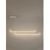 kelvo® LINARIA KLV-101-0259 Κρεμαστό Φωτιστικό Οροφής LED 72W 7200lm 180° AC 220-240V IP20 Ρυθμιζόμενο Λευκό CCT με Χειριστήριο από 2700K έως 6000K Dimmable - Lumileds SMD Chip - Λευκό Ματ - Μ130 x Π4 x Υ25cm - 3 Χρόνια Εγγύηση