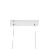 kelvo® LINARIA KLV-101-0259 Κρεμαστό Φωτιστικό Οροφής LED 72W 7200lm 180° AC 220-240V IP20 Ρυθμιζόμενο Λευκό CCT με Χειριστήριο από 2700K έως 6000K Dimmable - Lumileds SMD Chip - Λευκό Ματ - Μ130 x Π4 x Υ25cm - 3 Χρόνια Εγγύηση