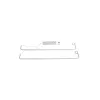 kelvo® LINARIA KLV-101-0259 Κρεμαστό Φωτιστικό Οροφής LED 72W 7200lm 180° AC 220-240V IP20 Ρυθμιζόμενο Λευκό CCT με Χειριστήριο από 2700K έως 6000K Dimmable - Lumileds SMD Chip - Λευκό Ματ - Μ130 x Π4 x Υ25cm - 3 Χρόνια Εγγύηση