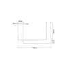 kelvo® LINARIA KLV-101-0259 Κρεμαστό Φωτιστικό Οροφής LED 72W 7200lm 180° AC 220-240V IP20 Ρυθμιζόμενο Λευκό CCT με Χειριστήριο από 2700K έως 6000K Dimmable - Lumileds SMD Chip - Λευκό Ματ - Μ130 x Π4 x Υ25cm - 3 Χρόνια Εγγύηση