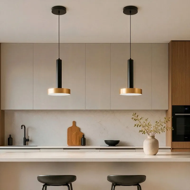 kelvo® ZANE KLV-101-0349 Κρεμαστό Φωτιστικό Οροφής LED 18W 1800lm 120° AC 220-240V IP20 Ρυθμιζόμενο Λευκό CCT με Χειριστήριο από 2700K έως 6000K Dimmable - Lumileds SMD Chip - Σατινέ Χρυσό Βούρτσας & Μαύρο Ματ - Μ15 x Π15 x Υ20cm - 3 Χρόνια Εγγύηση kelvo® ZANE KLV-101-0349 Κρεμαστό Φωτιστικό Οροφής LED 18W 1800lm 120° AC 220-240V IP20 Ρυθμιζόμενο Λευκό CCT με Χειριστήριο από 2700K έως 6000K Dimmable - Lumileds SMD Chip - Σατινέ Χρυσό Βούρτσας & Μαύρο Ματ - Μ15 x Π15 x Υ20cm - 3 Χρόνια Εγγύηση