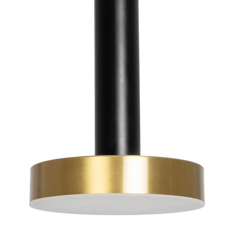 kelvo® ZANE KLV-101-0349 Κρεμαστό Φωτιστικό Οροφής LED 18W 1800lm 120° AC 220-240V IP20 Ρυθμιζόμενο Λευκό CCT με Χειριστήριο από 2700K έως 6000K Dimmable - Lumileds SMD Chip - Σατινέ Χρυσό Βούρτσας & Μαύρο Ματ - Μ15 x Π15 x Υ20cm - 3 Χρόνια Εγγύηση kelvo® ZANE KLV-101-0349 Κρεμαστό Φωτιστικό Οροφής LED 18W 1800lm 120° AC 220-240V IP20 Ρυθμιζόμενο Λευκό CCT με Χειριστήριο από 2700K έως 6000K Dimmable - Lumileds SMD Chip - Σατινέ Χρυσό Βούρτσας & Μαύρο Ματ - Μ15 x Π15 x Υ20cm - 3 Χρόνια Εγγύηση