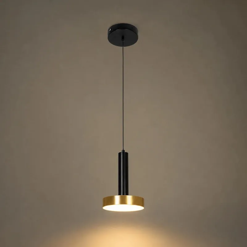 kelvo® ZANE KLV-101-0349 Κρεμαστό Φωτιστικό Οροφής LED 18W 1800lm 120° AC 220-240V IP20 Ρυθμιζόμενο Λευκό CCT με Χειριστήριο από 2700K έως 6000K Dimmable - Lumileds SMD Chip - Σατινέ Χρυσό Βούρτσας & Μαύρο Ματ - Μ15 x Π15 x Υ20cm - 3 Χρόνια Εγγύηση kelvo® ZANE KLV-101-0349 Κρεμαστό Φωτιστικό Οροφής LED 18W 1800lm 120° AC 220-240V IP20 Ρυθμιζόμενο Λευκό CCT με Χειριστήριο από 2700K έως 6000K Dimmable - Lumileds SMD Chip - Σατινέ Χρυσό Βούρτσας & Μαύρο Ματ - Μ15 x Π15 x Υ20cm - 3 Χρόνια Εγγύηση
