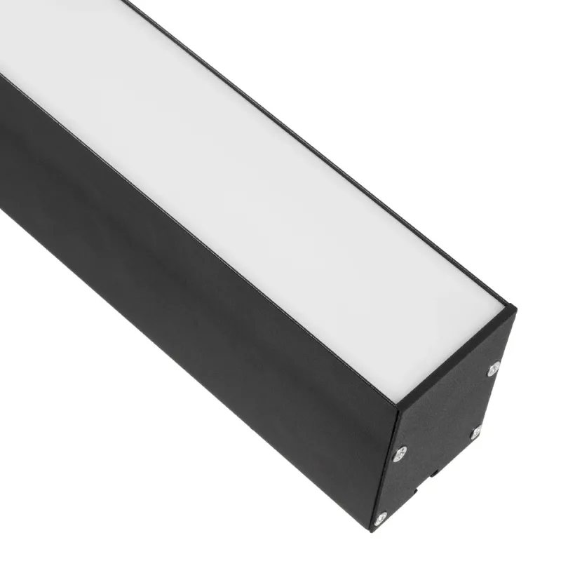 kelvo® ORION KLV-101-0362 Κρεμαστό Γραμμικό Φωτιστικό Οροφής LED 72W 7200lm 120° AC 220-240V IP20 Ρυθμιζόμενο Λευκό CCT με Χειριστήριο από 2700K έως 6000K Dimmable - Lumileds SMD Chip - Μαύρο Ματ - Μ120 x Π5.5 x Υ7cm - 3 Χρόνια Εγγύηση