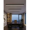 kelvo® ORION KLV-101-0362-V2 Γραμμικό Φωτιστικό Οροφής LED 72W 7200lm 120° AC 220-240V IP20 Ρυθμιζόμενο Λευκό CCT με Χειριστήριο από 2700K έως 6000K Dimmable - Lumileds SMD Chip - Μαύρο Ματ - Μ120 x Π5.5 x Υ7cm - 3 Χρόνια Εγγύηση