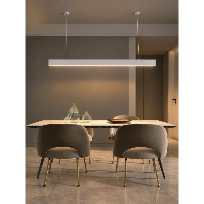kelvo® ORION KLV-101-0363 Κρεμαστό Γραμμικό Φωτιστικό Οροφής LED 72W 7200lm 120° AC 220-240V IP20 Ρυθμιζόμενο Λευκό CCT με Χειριστήριο από 2700K έως 6000K Dimmable - Lumileds SMD Chip - Λευκό Ματ - Μ120 x Π5 x Υ7.5cm - 3 Χρόνια Εγγύηση
