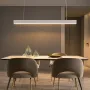 kelvo® ORION KLV-101-0363 Κρεμαστό Γραμμικό Φωτιστικό Οροφής LED 72W 7200lm 120° AC 220-240V IP20 Ρυθμιζόμενο Λευκό CCT με Χειριστήριο από 2700K έως 6000K Dimmable - Lumileds SMD Chip - Λευκό Ματ - Μ120 x Π5 x Υ7.5cm - 3 Χρόνια Εγγύηση