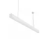 kelvo® ORION KLV-101-0363 Κρεμαστό Γραμμικό Φωτιστικό Οροφής LED 72W 7200lm 120° AC 220-240V IP20 Ρυθμιζόμενο Λευκό CCT με Χειριστήριο από 2700K έως 6000K Dimmable - Lumileds SMD Chip - Λευκό Ματ - Μ120 x Π5 x Υ7.5cm - 3 Χρόνια Εγγύηση