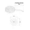 kelvo® AURAFLEX KLV-101-0508 Ταινία Neon Flex LED 14W/m 840lm/m 360° DC 24V Αδιάβροχο IP65 120 x SMD5054 Chip/m Πολύχρωμο RGB+WW Dimmable - Sanan SMD Chip - Μ1000 x Π2 x Υ2cm - Ρολό 10 Μέτρων - 6 Χρόνια Εγγύηση