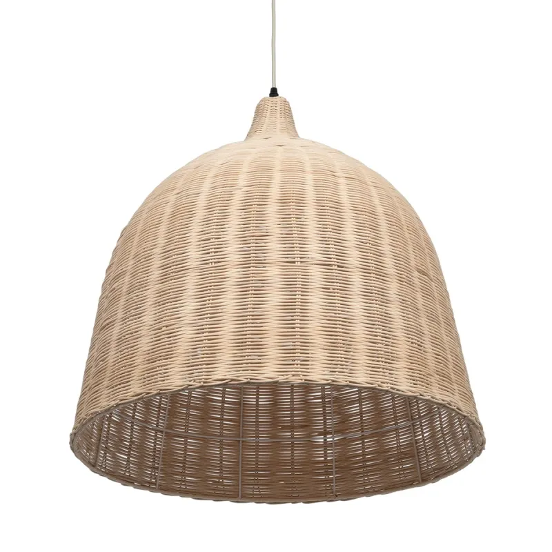 kelvo® BAHAMAS KLV-102-0003 Κρεμαστό Φωτιστικό Οροφής για Λάμπα με Ντουί E27 AC 220-240V IP20 - Μπεζ - Μ60 x Π60 x Υ60cm