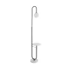 kelvo® CORDELIA KLV-102-0005 Επιδαπέδιο Φωτιστικό για Λάμπα με Ντουί 1 x E27 AC 220-240V IP20 - Μαύρο Ματ & Λευκό - Μ30 x Π34 x Υ180cm