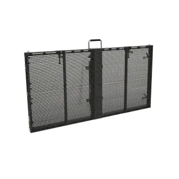 GLOBOSTAR® TRUEVIEW 41006 Διάφανη Οθόνη Video Wall P3.91 Καμπίνα 100x50cm LED 130W 3840Hz 32768 Dots ≥4500cd/㎡ Nits AC 220-240V Εξωτερικού Χώρου IP65 Full Color S1/8 14Bits - Κάρτα NovaStar A5S-N - Nationstar SMD1921 & Yuanchi Driver - Μ100 x Π8 x Υ50