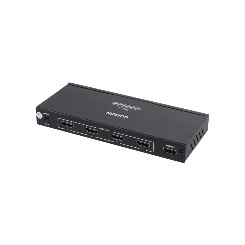 GLOBOSTAR® UGREEN-1x4 41019 Ugreen 1x4 All in One 4K HDMI Signal Splitter για LED Video Controllers - Input Signal W3840 x H2160@60Hz - Είσοδος 1 HDMI σε Έξοδο 4 HDMI - AC 220-240V IP20 - Μ17.7 x Π7.5 x Υ2cm - 2 Χρόνια Εγγύηση