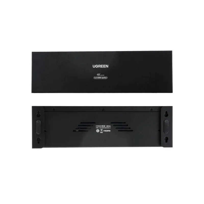 GLOBOSTAR® UGREEN-1x8 41020 Ugreen 1x8 All in One 4K HDMI Signal Splitter για LED Video Controllers - Input Signal W3840 x H2160@60Hz - Είσοδος 1 HDMI σε Έξοδο 8 HDMI - AC 220-240V IP20 - Μ30 x Π9 x Υ3.2cm - 2 Χρόνια Εγγύηση