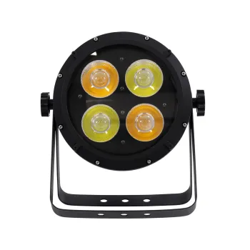 GloboStar® 51119 TYPHON Επαγγελματική Κεφαλή PAR DMX512 200W AC 220V-240V - SPOT - 15° OSRAM LED Αδιάβροχη IP65 - CCT Θερμό Λευκό 2700K - Φυσικό Λευκό 4500K - Ψυχρό Λευκό 6000K - Μαύρο - L23.2 x W22 x H33cm