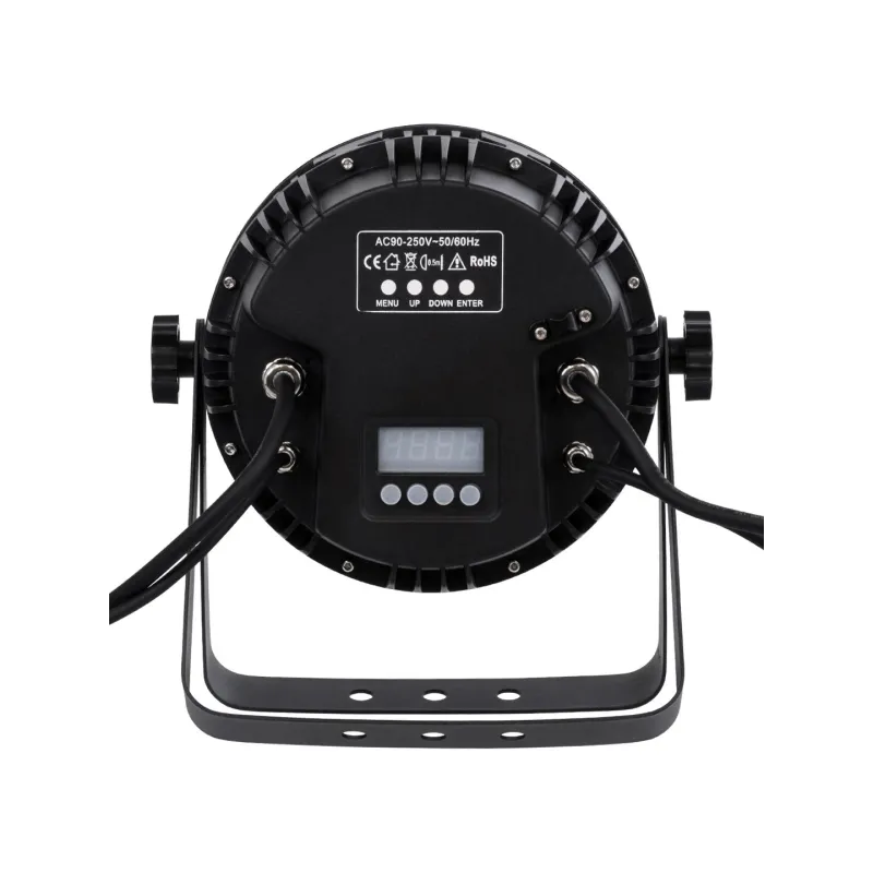 GloboStar® 51119 TYPHON Επαγγελματική Κεφαλή PAR DMX512 200W AC 220V-240V - SPOT - 15° OSRAM LED Αδιάβροχη IP65 - CCT Θερμό Λευκό 2700K - Φυσικό Λευκό 4500K - Ψυχρό Λευκό 6000K - Μαύρο - L23.2 x W22 x H33cm