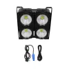 Προβολέας LED COB DMX512 Strobe Blinder Matrix Light 400 Watt (4x100w) Ψυχρό Λευκό 6000k GloboStar 51161