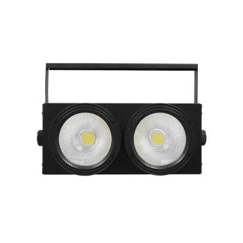 Προβολέας LED COB DMX512 Strobe Blinder Matrix Light 200 Watt (2x100w) Ψυχρό Λευκό 6000k GloboStar 51162