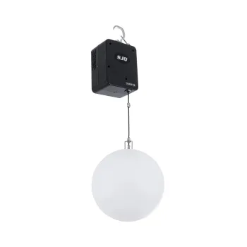 GloboStar® 51202 LIFT BALL Επαγγελματικό Φωτιστικό Ειδικών Εφέ Φ30cm KINETIC BALL Light CREE LED 4in1 15W - 15 x 1W LED SMD Chips RGBW - Μέγιστο Μήκος Ανύψωσης 3.5 Μέτρα - AC 220V-240V DMX512 Display on Body - Μαύρο - Μ17 x Π13 x Υ26cm - 2 Χρόνια Εγγύση