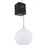 GloboStar® 51202 LIFT BALL Επαγγελματικό Φωτιστικό Ειδικών Εφέ Φ30cm KINETIC BALL Light CREE LED 4in1 15W - 15 x 1W LED SMD Chips RGBW - Μέγιστο Μήκος Ανύψωσης 3.5 Μέτρα - AC 220V-240V DMX512 Display on Body - Μαύρο - Μ17 x Π13 x Υ26cm - 2 Χρόνια Εγγύση