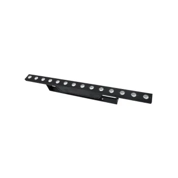 GloboStar® 51204 MEDES Επαγγελματική Μπάρα Φωτισμού Wall Washer LED 14 x 10W 140W 8° AC 220-240V IP20 Πολύχρωμο RGB DMX512 - Μαύρο - Μ100 x Π6.5 x Υ12.5cm - 2 Χρόνια Εγγύση