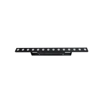 GloboStar® 51204 MEDES Επαγγελματική Μπάρα Φωτισμού Wall Washer LED 14 x 10W 140W 8° AC 220-240V IP20 Πολύχρωμο RGB DMX512 - Μαύρο - Μ100 x Π6.5 x Υ12.5cm - 2 Χρόνια Εγγύση