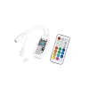 GLOBOSTAR® 73430 AURORA RGB+CCT Controller 5CH DC 12-24V 4A 100W Max IP20 - WiFi + RF 2.4GHz Ασύρματο Χειριστήριο - M5.5xΠ3xΥ2cm - 2 Χρόνια Εγγύηση