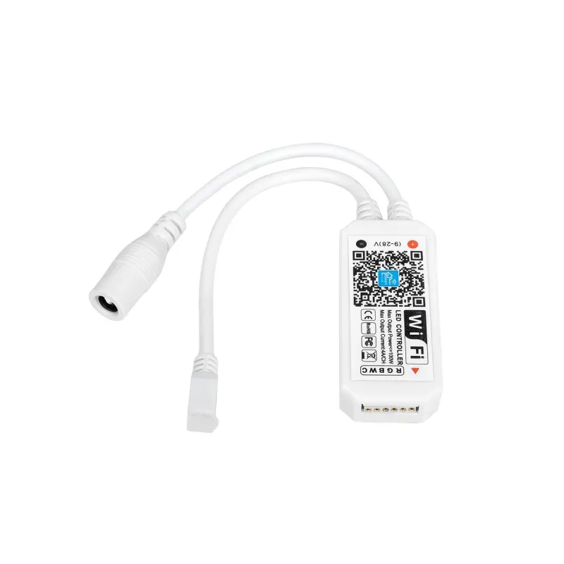 GLOBOSTAR® 73430 AURORA RGB+CCT Controller 5CH DC 12-24V 4A 100W Max IP20 - WiFi + RF 2.4GHz Ασύρματο Χειριστήριο - M5.5xΠ3xΥ2cm - 2 Χρόνια Εγγύηση