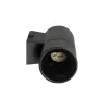 GLOBOSTAR® WALLY 77876 Μοντέρνο Φωτιστικό Τοίχου - Απλίκα με Ντουί 1 x GU10 AC 220-240V Αδιάβροχο IP65 - Μαύρο Ματ - Μ6.5 x Π9 x Υ13.5cm GLOBOSTAR® WALLY 77876 Μοντέρνο Φωτιστικό Τοίχου - Απλίκα με Ντουί 1 x GU10 AC 220-240V Αδιάβροχο IP65 - Μαύρο Ματ - Μ6.5 x Π9 x Υ13.5cm