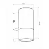 GLOBOSTAR® WALLY 77876 Μοντέρνο Φωτιστικό Τοίχου - Απλίκα με Ντουί 1 x GU10 AC 220-240V Αδιάβροχο IP65 - Μαύρο Ματ - Μ6.5 x Π9 x Υ13.5cm GLOBOSTAR® WALLY 77876 Μοντέρνο Φωτιστικό Τοίχου - Απλίκα με Ντουί 1 x GU10 AC 220-240V Αδιάβροχο IP65 - Μαύρο Ματ - Μ6.5 x Π9 x Υ13.5cm