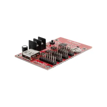 GLOBOSTAR® CARD-FK-8Wd 90095 Κάρτα Εικόνας για Μονόχρωμες Κυλιόμενες Ψηφιακές Επιγραφές/Οθόνες DC 5V IP20 - 3072x16/1536x32/1024x48/768x64 Pixels - Μ7.7 x Π4.8 x Υ1.6cm - 2 Χρόνια Εγγύηση