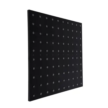 GloboStar® 90117 Digital Pixel Addressable Facade Panel - Ψηφιακό Πάνελ Πρόσοψης Κτιρίων LED SMD 3535 75W/m2 100LED/m2 100PIXEL/m2 SPI/TTL Protocol IC UCS512B 4500lm/m2 120° DC 12V IP67 RGB - Μαύρο Σώμα - Μ100 x Π100 x Υ3cm