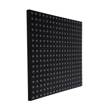GloboStar® 90118 Digital Pixel Addressable Facade Panel - Ψηφιακό Πάνελ Πρόσοψης Κτιρίων LED SMD 3535 225W/m2 300LED/m2 300PIXEL/m2 SPI/TTL Protocol IC UCS512B 13500lm/m2 120° DC 12V IP67 RGB - Μαύρο Σώμα - Μ100 x Π100 x Υ3cm