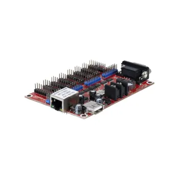 GloboStar® TF-C6NUR 90386 LED Receiving Card 8 x HUB75 - Κάρτα Καναλιών για Ψηφιακές Οθόνες LED Video Wall Single Color W2048 x H64 & W1024 x H128 - Double Color W1024 x H64 - W512 x H128 - Gigabit Network Linkable - DC 3.5~6V - IP20 Μ11.7 x Π7.8 x Υ1