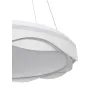 GLOBOSTAR® LOTUS GLB-101-0101 Μοντέρνο Κρεμαστό Φωτιστικό Οροφής LED 72W 7200lm 120° AC 220-240V IP20 Ρυθμιζόμενο Λευκό CCT με Χειριστήριο από 2700K έως 6000K Dimmable - Lumileds SMD Chip - Λευκό Ματ - Μ50 x Π50 x Υ9.5cm - 3 Χρόνια Εγγύηση
