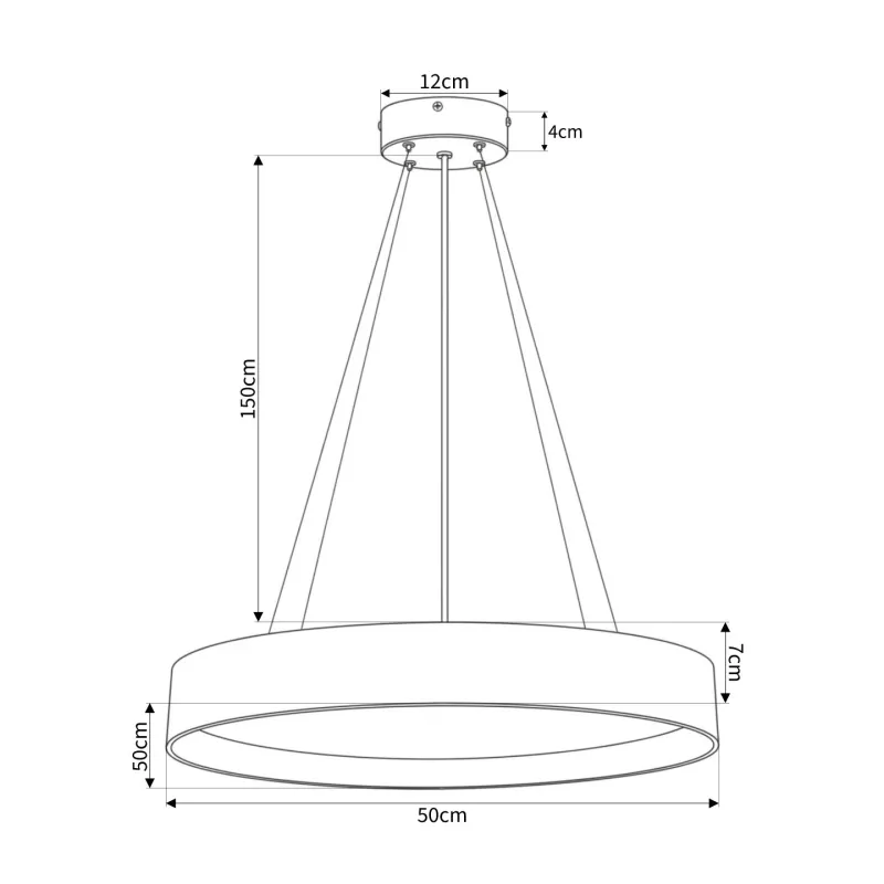 kelvo® RONDO KLV-101-0587 Κρεμαστό Φωτιστικό Οροφής LED 36W 3600lm 120° AC 220-240V IP20 Ρυθμιζόμενο Λευκό CCT με Διακόπτη στο Driver 2700K/4500K/6000K Triac Dimmable - Lumileds SMD Chip & ENEC/TÜV Driver - Μαύρο Ματ & Εφέ Ξύλου - Μ50 x Π50 x Υ7cm