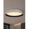 kelvo® VOLA KLV-101-0590-V2 Φωτιστικό Οροφής LED 24W 2400lm 120° AC 220-240V IP20 Ρυθμιζόμενο Λευκό CCT με Διακόπτη στο Driver 2700K/4500K/6000K Triac Dimmable - Lumileds SMD Chip & ENEC/TÜV Driver - Μαύρο Ματ & Λευκό Ματ - Μ38 x Π38 x Υ7cm - 5 Χρ