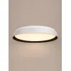 kelvo® VOLA KLV-101-0590-V2 Φωτιστικό Οροφής LED 24W 2400lm 120° AC 220-240V IP20 Ρυθμιζόμενο Λευκό CCT με Διακόπτη στο Driver 2700K/4500K/6000K Triac Dimmable - Lumileds SMD Chip & ENEC/TÜV Driver - Μαύρο Ματ & Λευκό Ματ - Μ38 x Π38 x Υ7cm - 5 Χρ