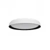 kelvo® VOLA KLV-101-0590-V2 Φωτιστικό Οροφής LED 24W 2400lm 120° AC 220-240V IP20 Ρυθμιζόμενο Λευκό CCT με Διακόπτη στο Driver 2700K/4500K/6000K Triac Dimmable - Lumileds SMD Chip & ENEC/TÜV Driver - Μαύρο Ματ & Λευκό Ματ - Μ38 x Π38 x Υ7cm - 5 Χρ