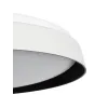 kelvo® VOLA KLV-101-0590-V2 Φωτιστικό Οροφής LED 24W 2400lm 120° AC 220-240V IP20 Ρυθμιζόμενο Λευκό CCT με Διακόπτη στο Driver 2700K/4500K/6000K Triac Dimmable - Lumileds SMD Chip & ENEC/TÜV Driver - Μαύρο Ματ & Λευκό Ματ - Μ38 x Π38 x Υ7cm - 5 Χρ