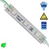 20 Τεμάχια x LED Module 3 SMD 5050 0.8W 12V 50lm IP65 Αδιάβροχο Πράσινο GloboStar 65003
