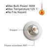 GLOBOSTAR® ADAPTOR 78974 Αντάπτορας/Μετατροπέας από Ντουί E14 σε E27 IP20 - Μ3.5 x Π3.5 x Υ6cm