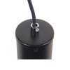 GLOBOSTAR® CANNON 01275 Μοντέρνο Κρεμαστό Φωτιστικό Οροφής με Ντουί 1 x GU10 AC 220-240V IP20 - Μαύρο - Μ6 x Π6 x Υ20cm
