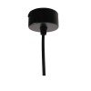 GLOBOSTAR® CANNON 01275 Μοντέρνο Κρεμαστό Φωτιστικό Οροφής με Ντουί 1 x GU10 AC 220-240V IP20 - Μαύρο - Μ6 x Π6 x Υ20cm
