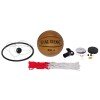 GLOBOSTAR® NBA 01027 Μοντέρνο Κρεμαστό Φωτιστικό Οροφής με Ντουί 1 x E27 AC 220-240V IP20 - Πορτοκαλί & Κόκκινο - Μ32 x Π32 x Υ58cm