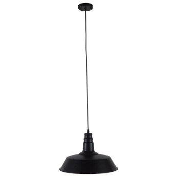 GLOBOSTAR® RAY 01049 Vintage Κρεμαστό Φωτιστικό Οροφής με Ντουί 1 x E27 AC 220-240V IP20 - Μαύρο - Μ36 x Π36 x Υ25cm