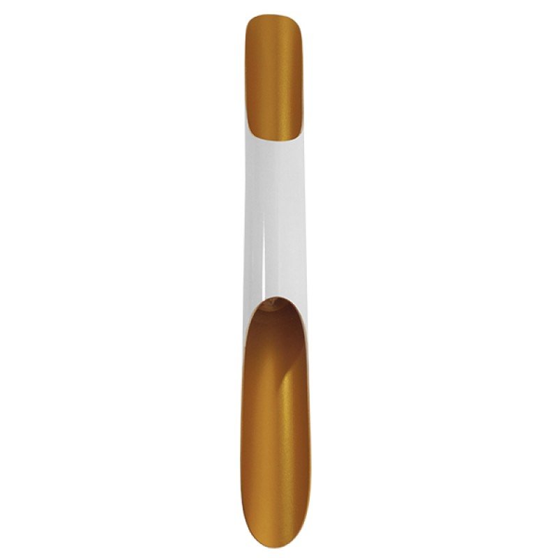 GLOBOSTAR® ESTERINA 01303 Μοντέρνο Φωτιστικό Τοίχου - Απλίκα με Ντουί 2 x E27 AC 220-240V IP20 - Λευκό & Χρυσό - Μ5.5 x Π8 x Υ60cm